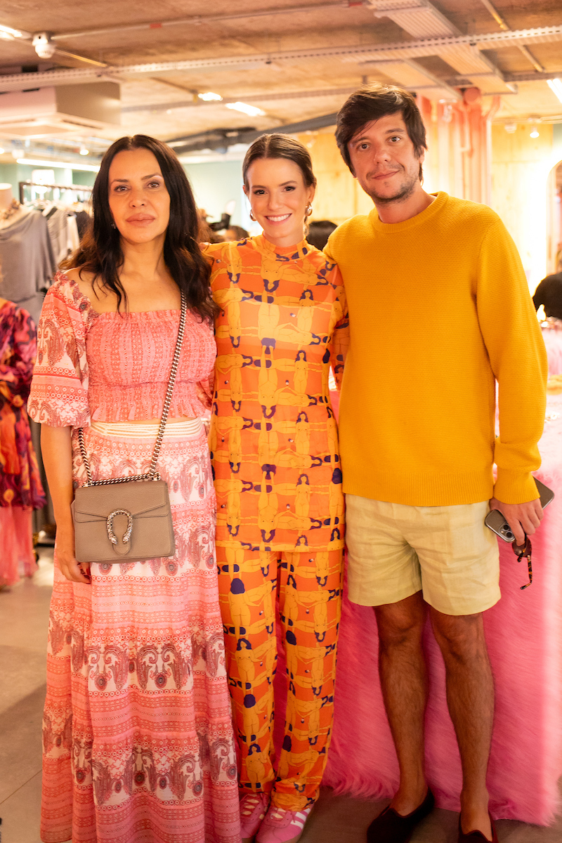 Claudia Meireles, Gabi Constantino e Pedro Rosman