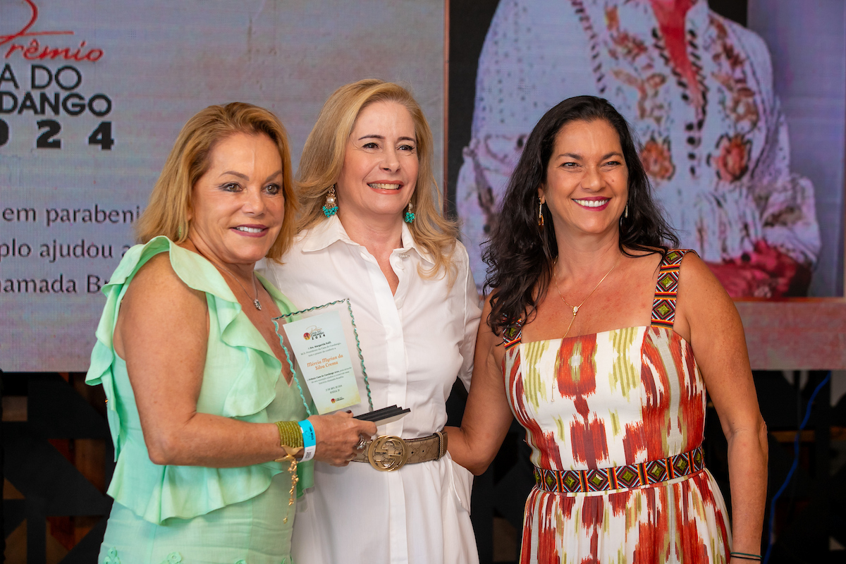 Mércia Crema, Margarida Kalil e Tatiana Fragoso