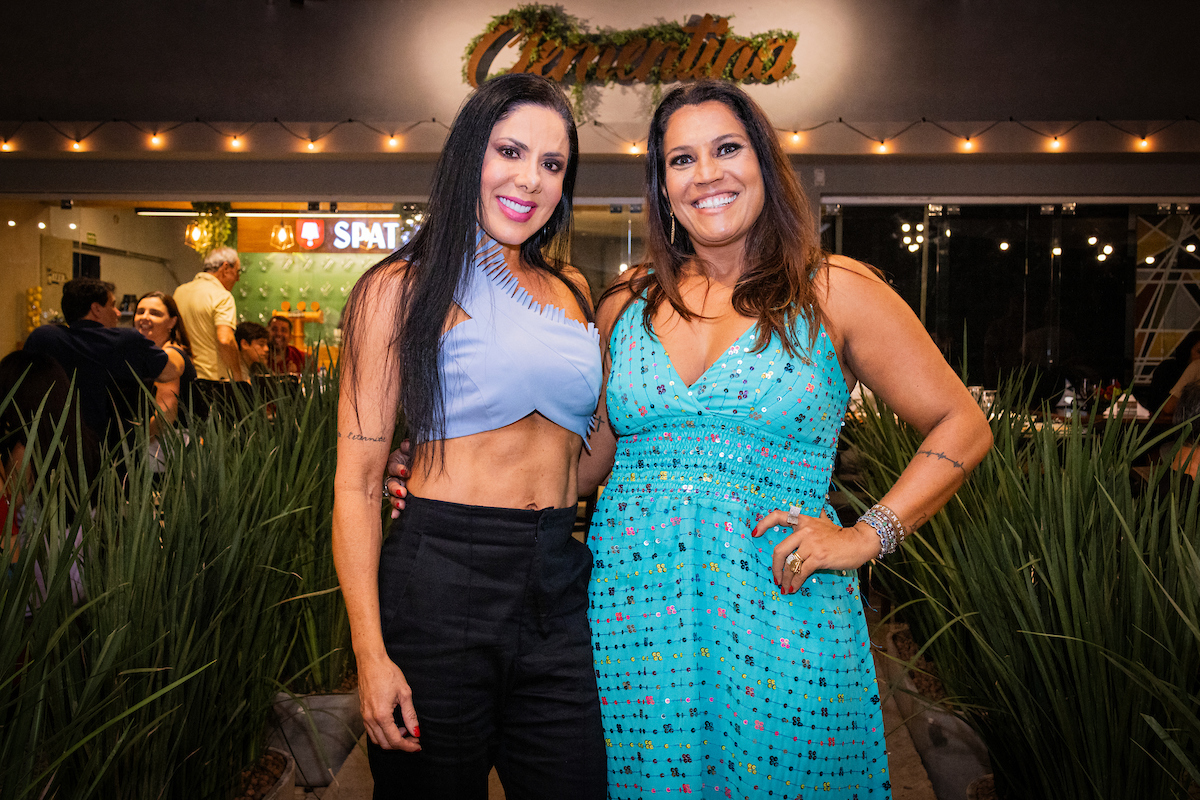 Patrícia Barreto e Caroline Sleiman