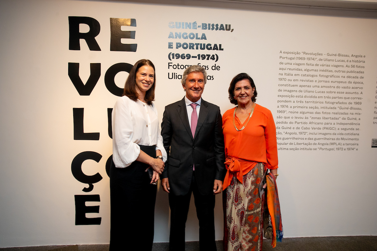 Secretaria adjunta do GDF, Renata Zuquim; embaixador de Portugal no Brasil, Luís Faro Ramos; e Irany Poubel