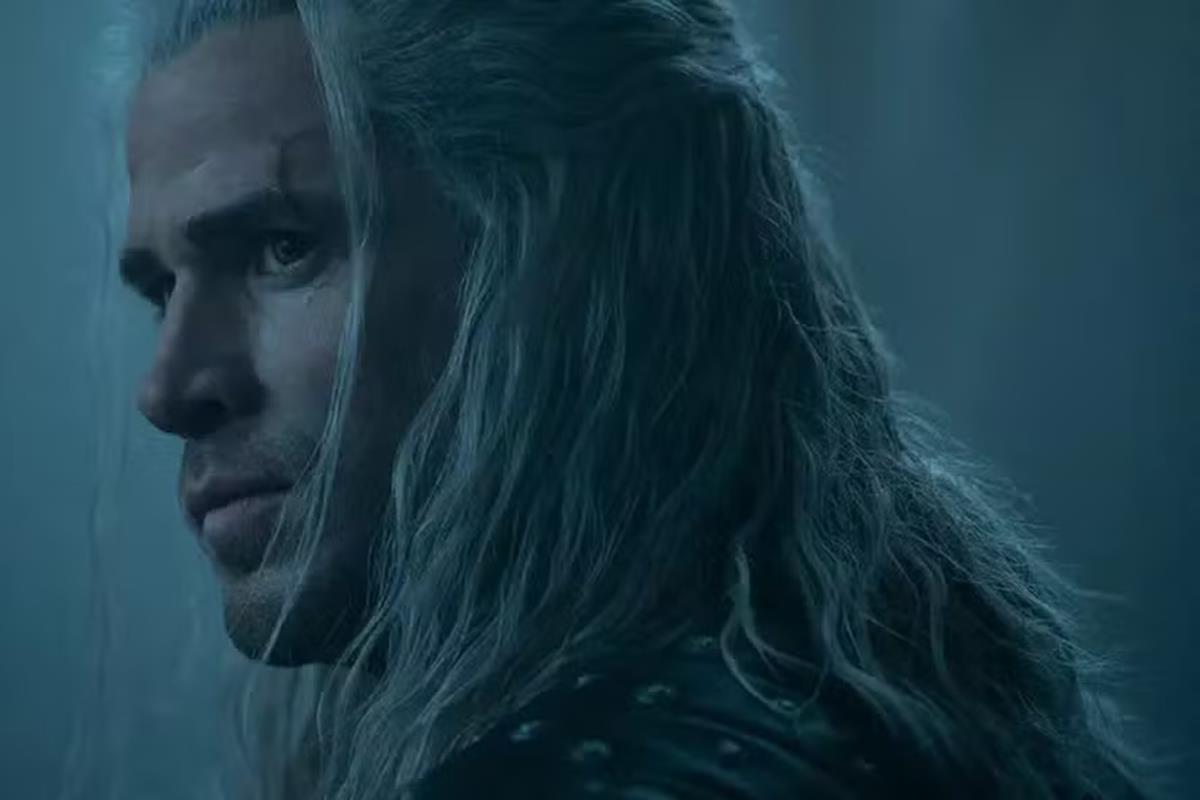 Liam Hemsworth como Geralt de Rívia em The Witcher