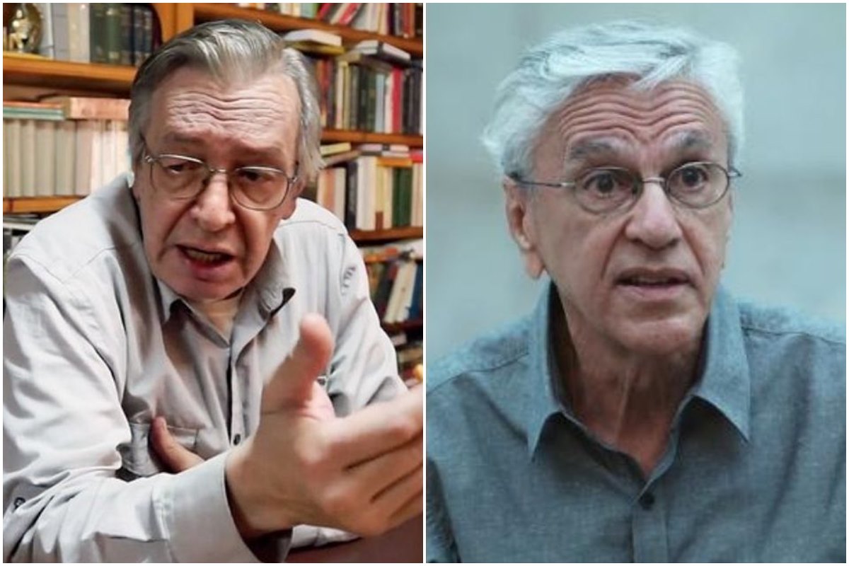Caetano Veloso quer parte da herança de Olavo de Carvalho. Entenda