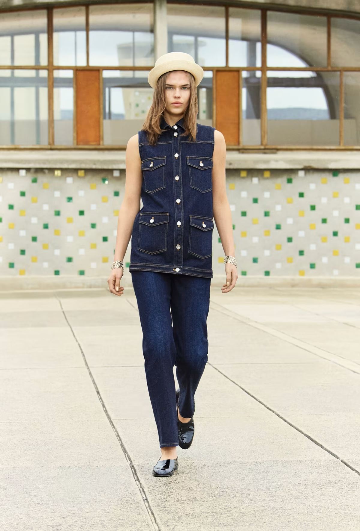 Look em jeans na passarela da Chanel - Metrópoles