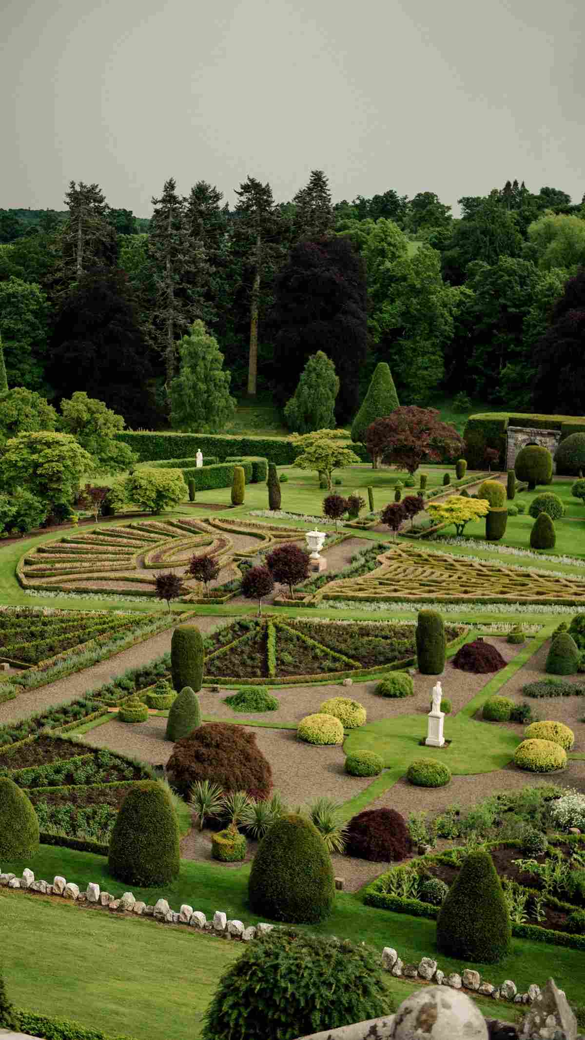 Drummond Castle Gardens, na Escócia - Metrópoles