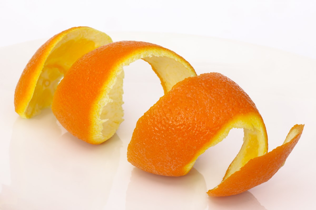 Imagem colorida - Casca de laranja, alimento que pode aumentar a saúde do coração