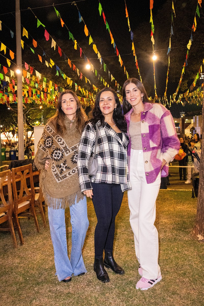 Mônica Torres, Cláudia Meireles e Daniela Reis