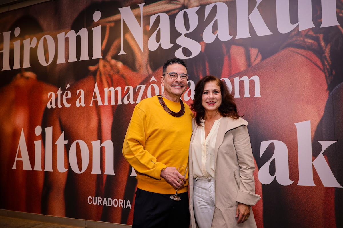 Lançamento da exposição Hiromi Nagakura até a Amazônia com Ailton Krenak