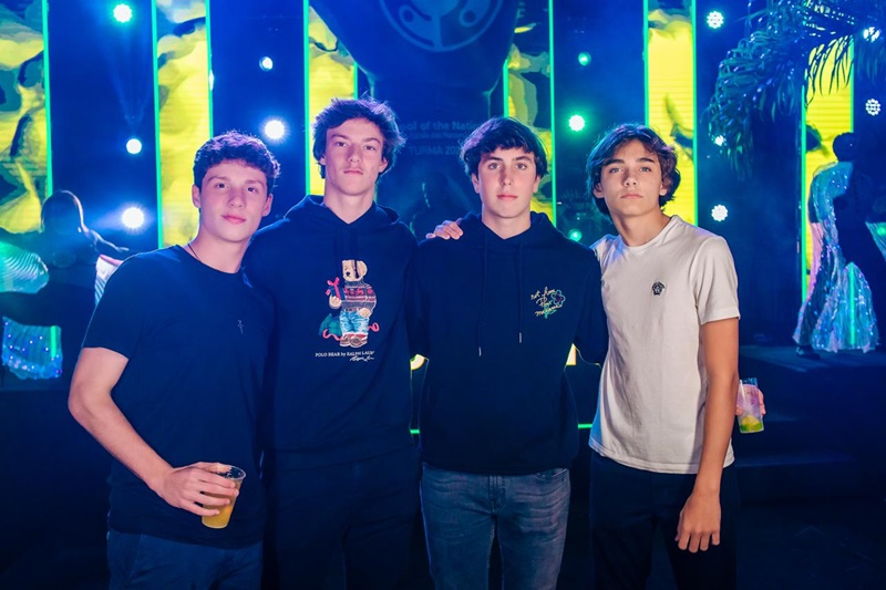 Aaron Ferraz, Felipe Suplicy, Santiago Rosas e Henrique Gastal