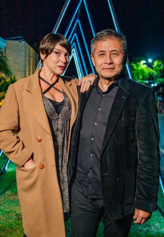 Maria Paula Fidalgo e Leo Imamura