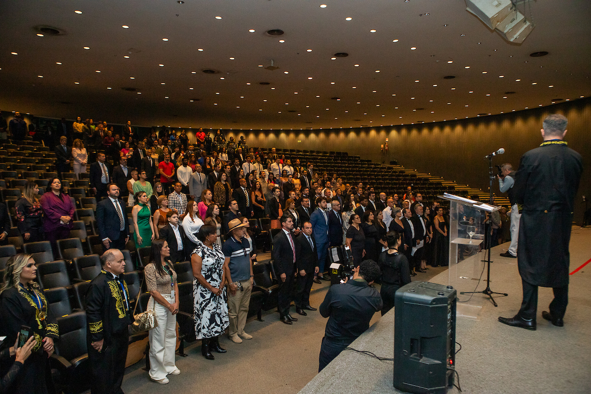 Auditório lotado 