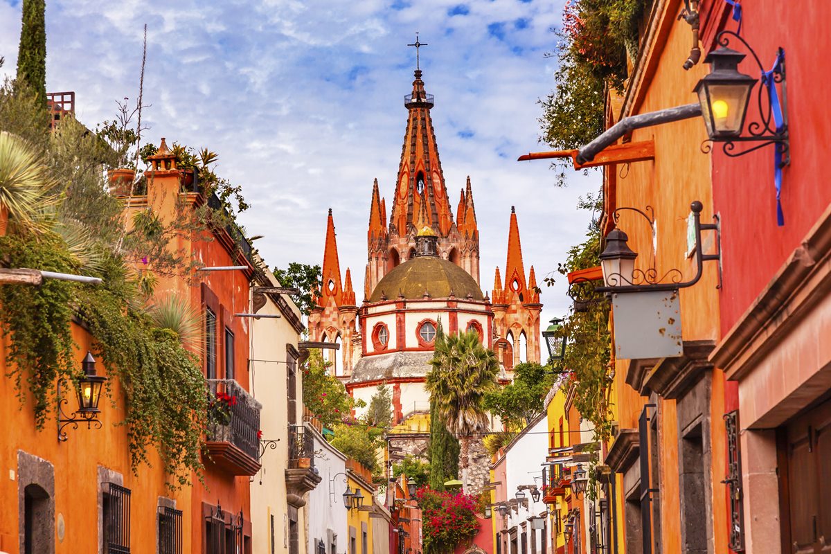 Cidade no México - San Miguel de Allende