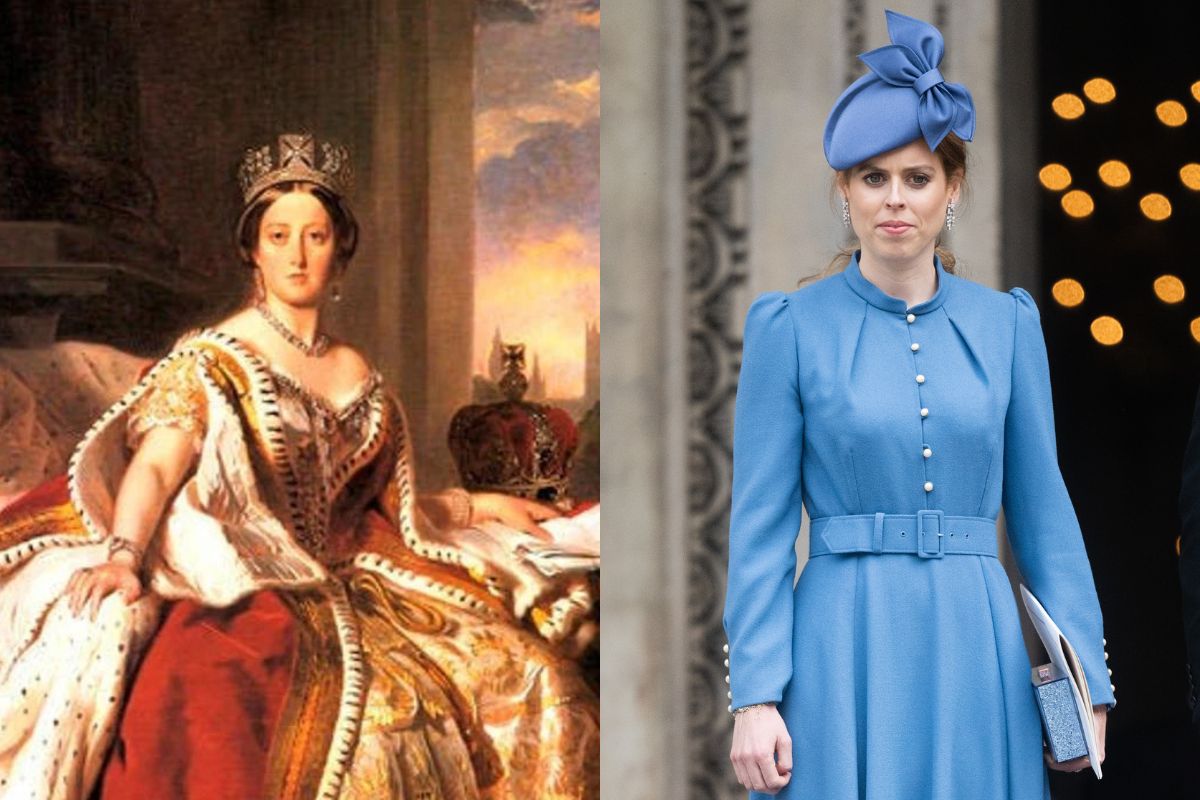 Semelhança entre a princesa Beatrice e a rainha Vitória impressiona