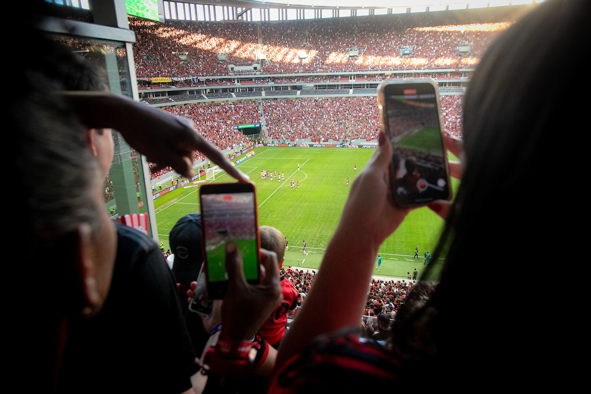 Fotos do Camarote Metrópoles no jogo Flamengo e Criciúma - Metrópoles