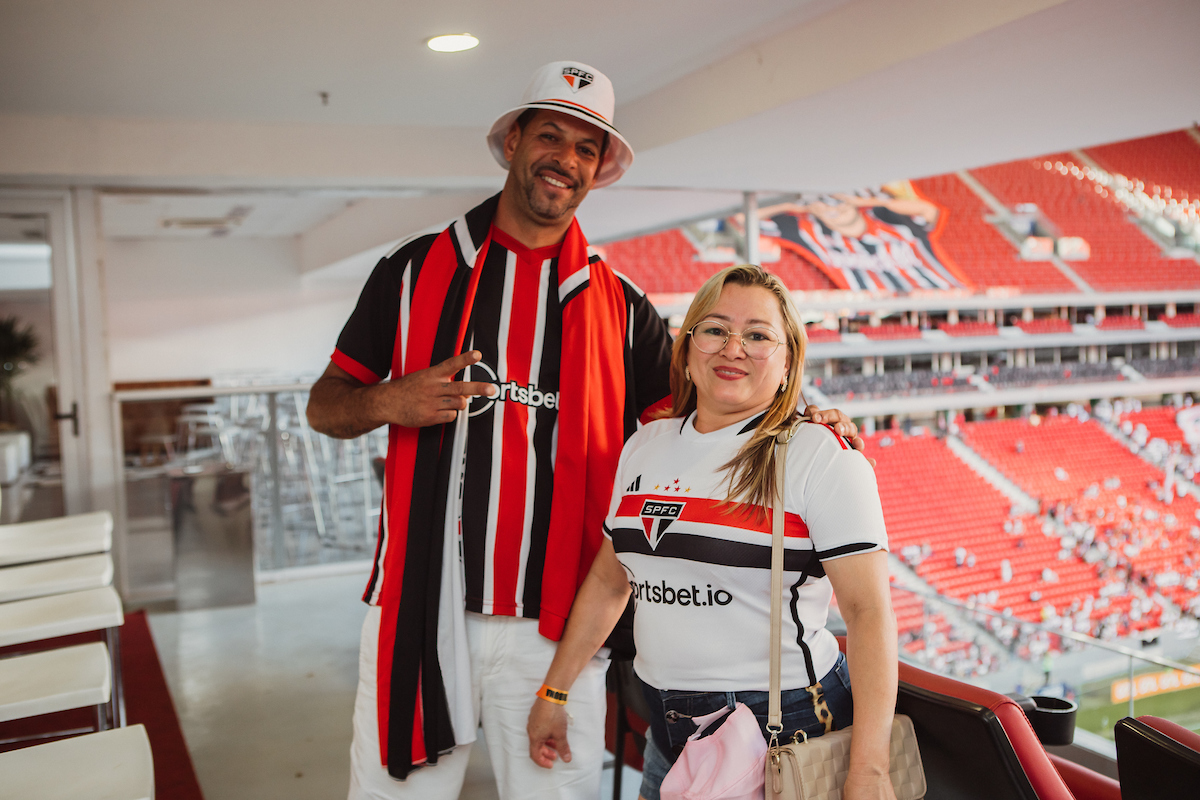 Camarote Metrópoles no jogo São Paulo e Juventude - Metrópoles