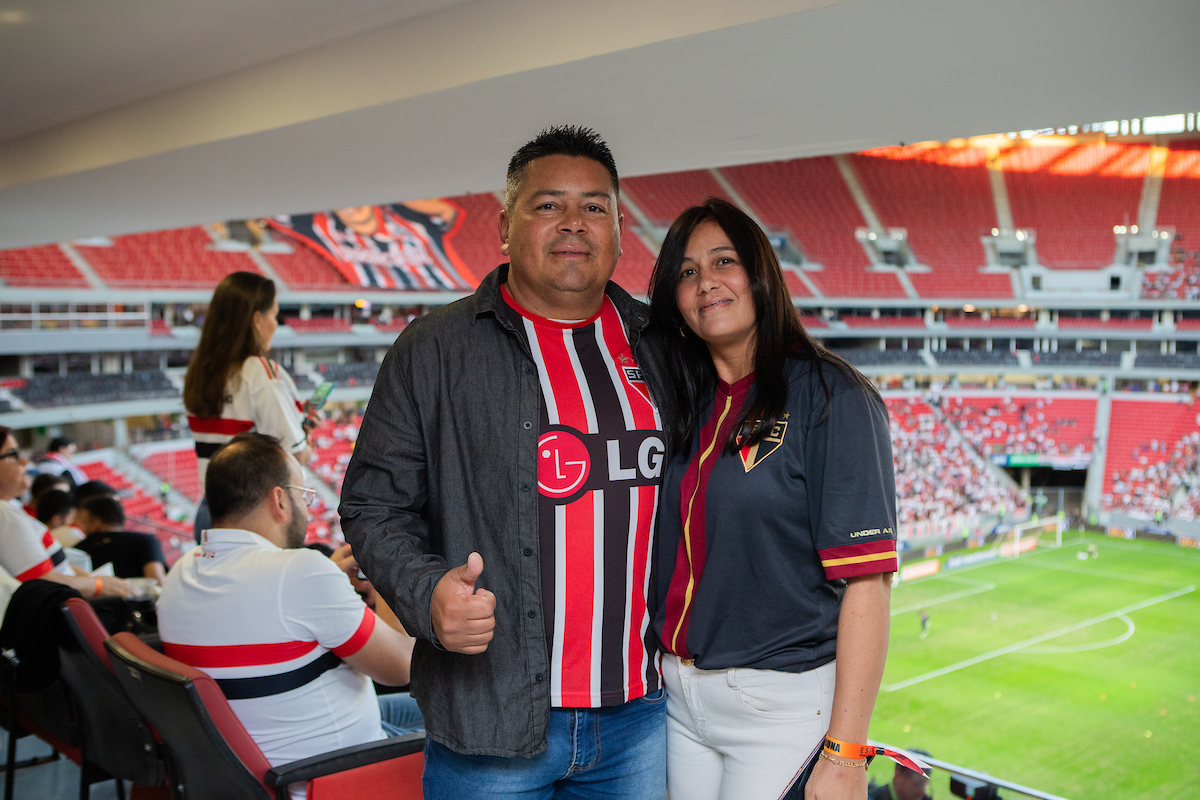 Camarote Metrópoles no jogo São Paulo e Juventude - Metrópoles