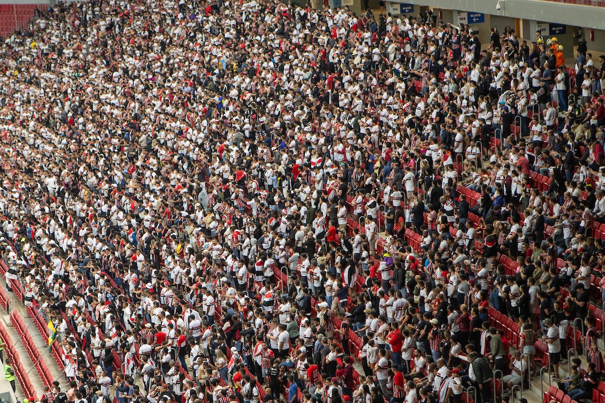 Camarote Metrópoles no jogo do São Paulo e Juventude - Metrópoles