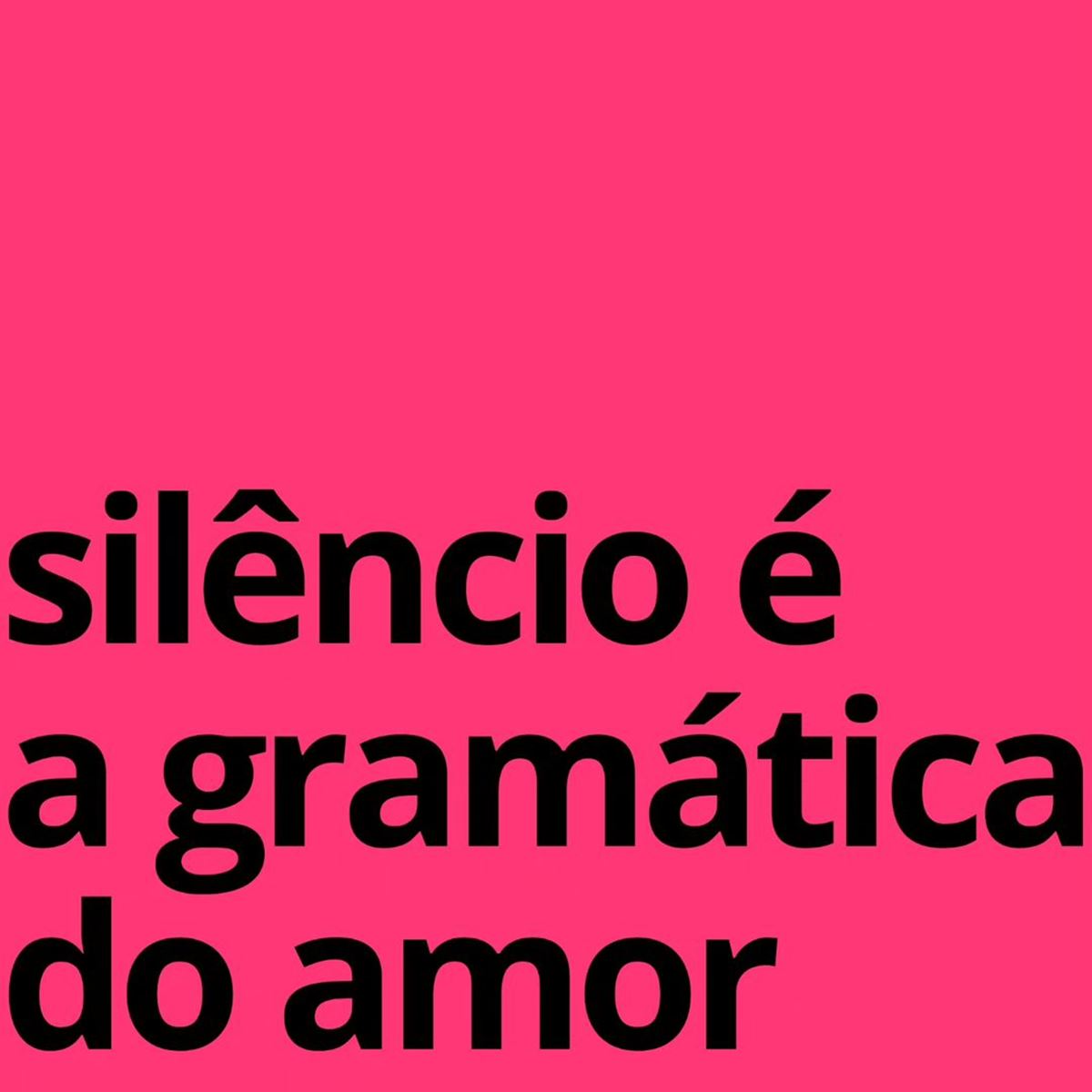 Na imagem com fundo rosa, letras pretas - Metrópoles 