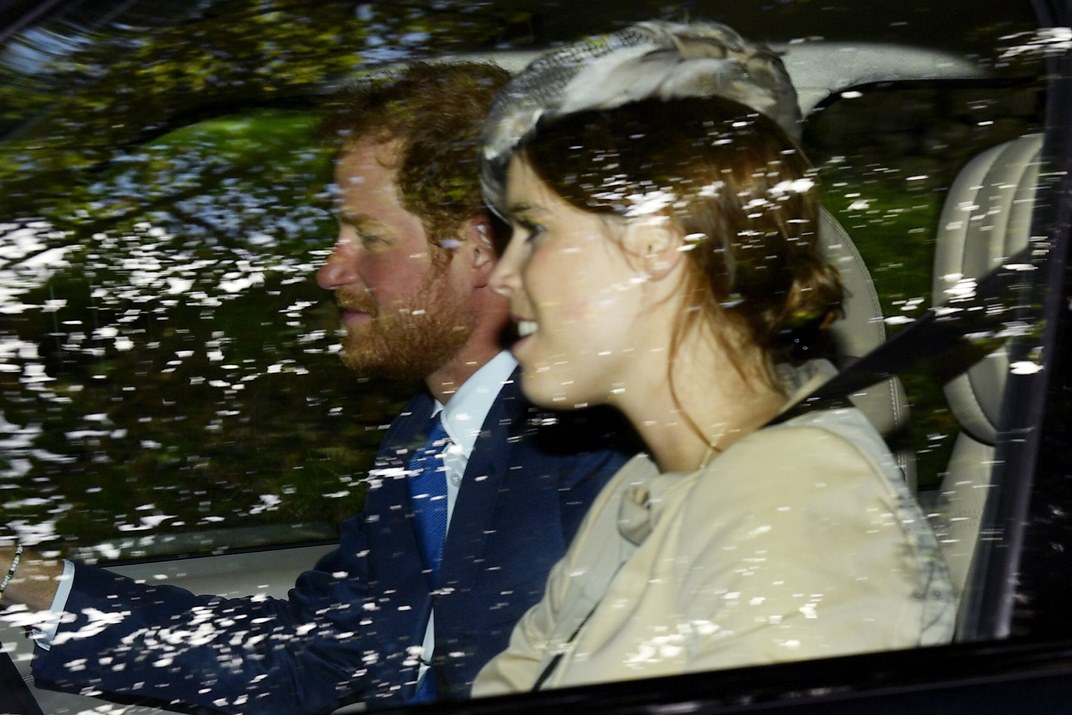 Príncipe Harry e princesa Eugenie