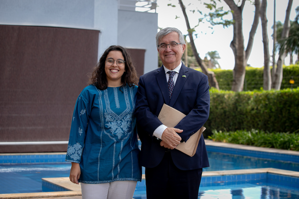 Samara Rabelo e Pedro Luiz Rodrigues