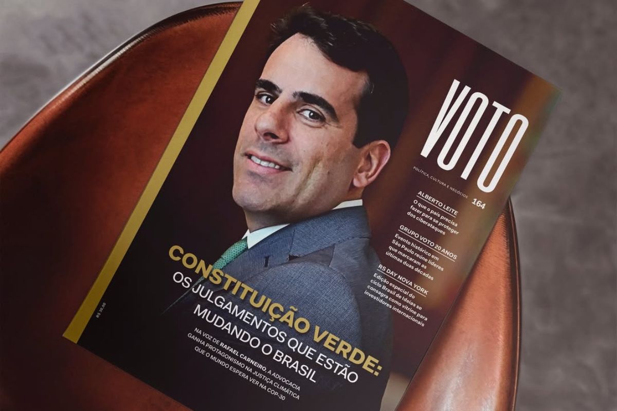 Advogado Rafael Carneiro é capa de revista sobre política e liderança
