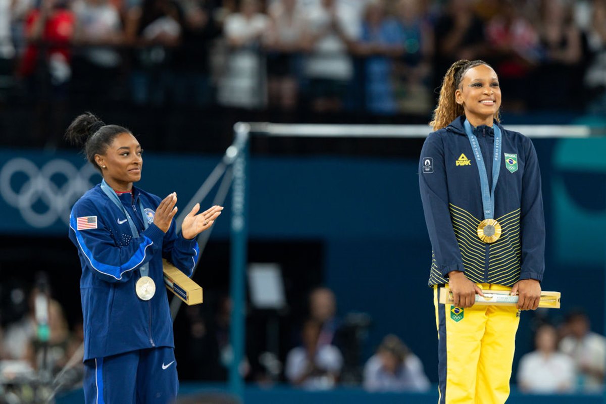 Rebeca Andrade revela adeus de Biles “Pra mim já deu” Metrópoles