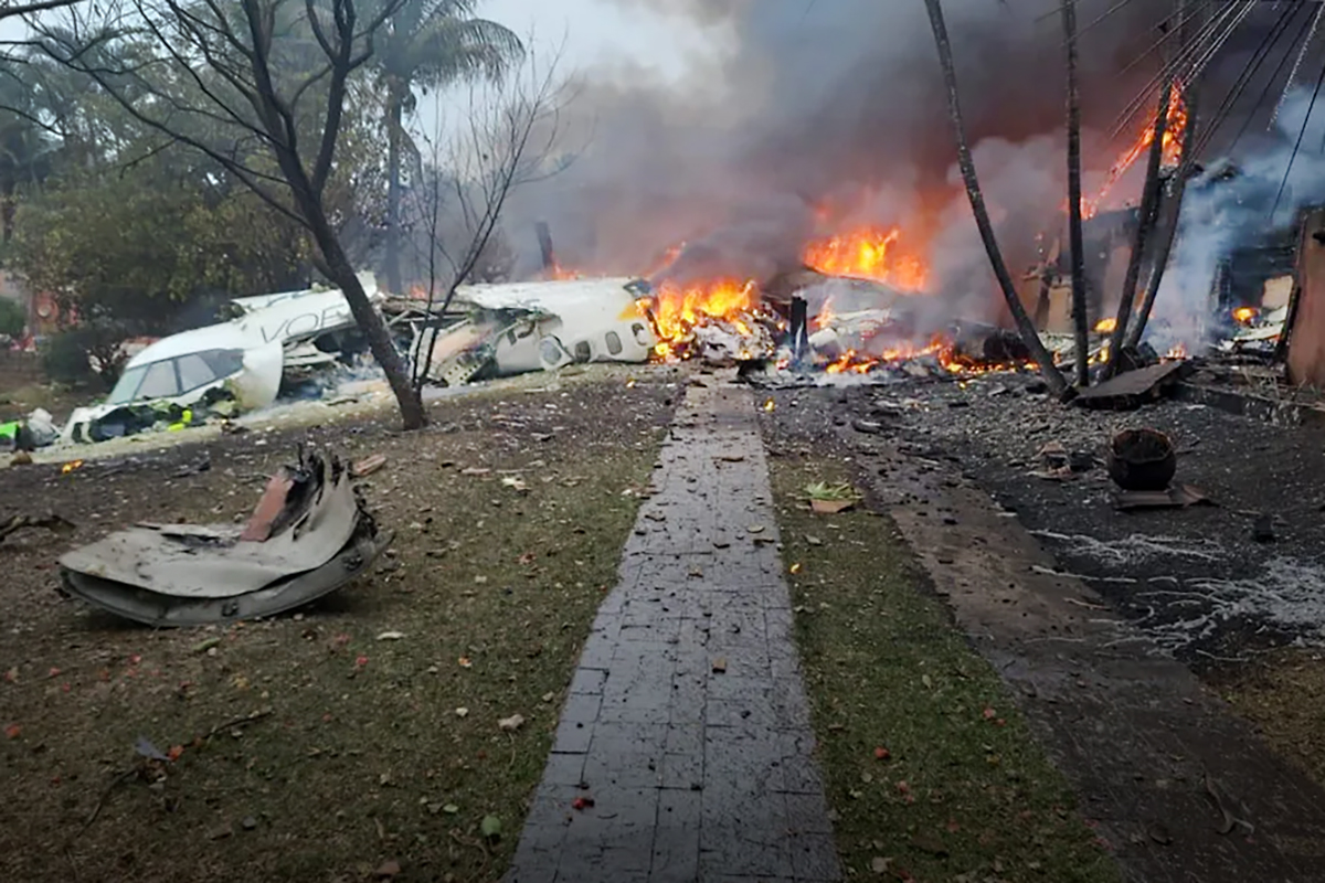 Avião com 62 pessoas cai em Vinhedo, no interior de São Paulo | Metrópoles