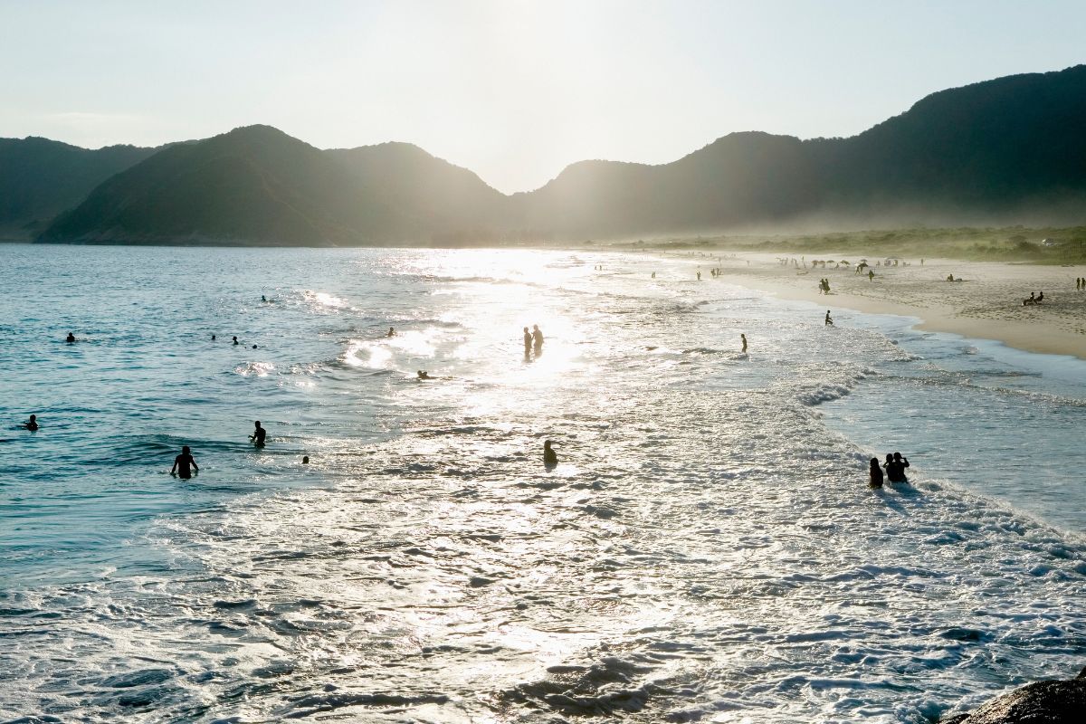 Praia de Grumari no Rio de Janeiro