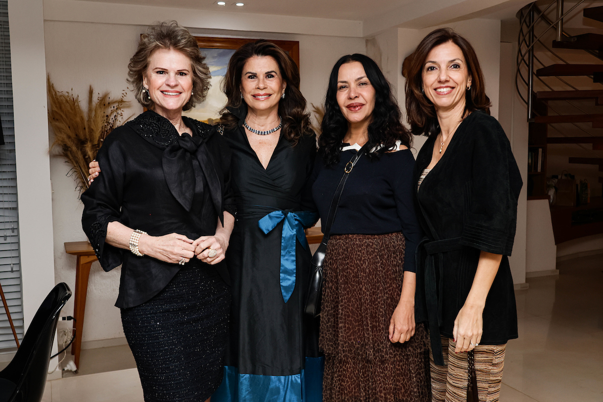 Bertha Pellegrino, Lisane Bufquin, Claudia Meireles e embaixatriz da Suíça, Enrica Battistutta