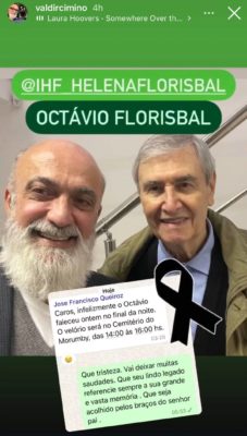 Morre ex-diretor-geral da Globo, Octávio Florisbal, aos 84 anos - Metrópoles