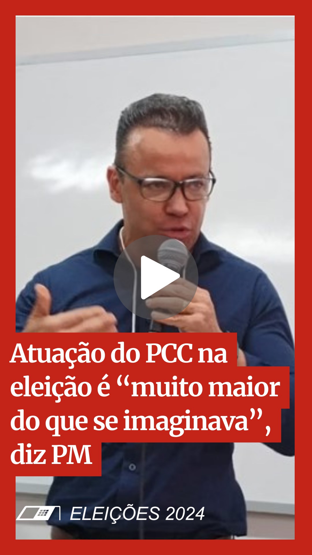 Atuação do PCC na eleição é “muito maior do que se imaginava”, diz PM image