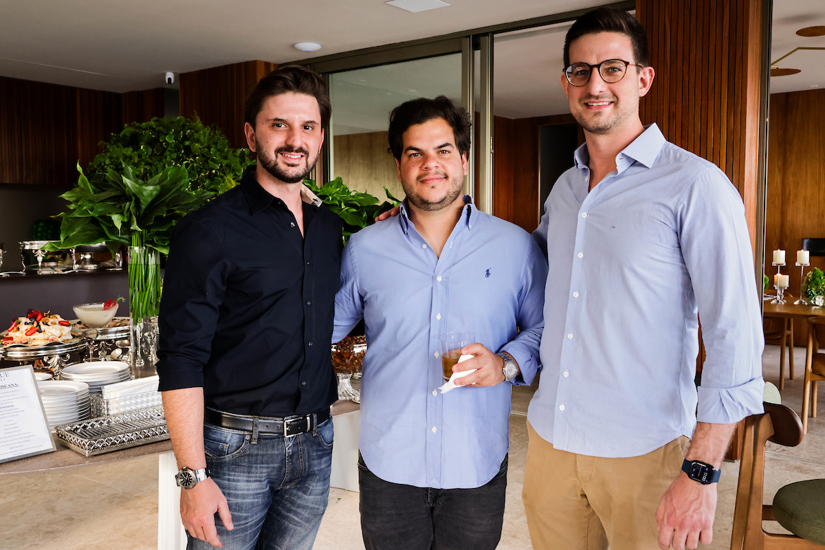 Nicolas Kontoyanis, Matheus Alves e Tomás Seixas