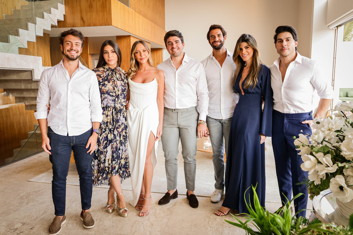 Pedro Taurisano, Marcella Maria, Layla Schlickmann, Carlos Eduardo Taurisano, Carlos Taurisano Filho, Carol Taurisano e Bruno Santos