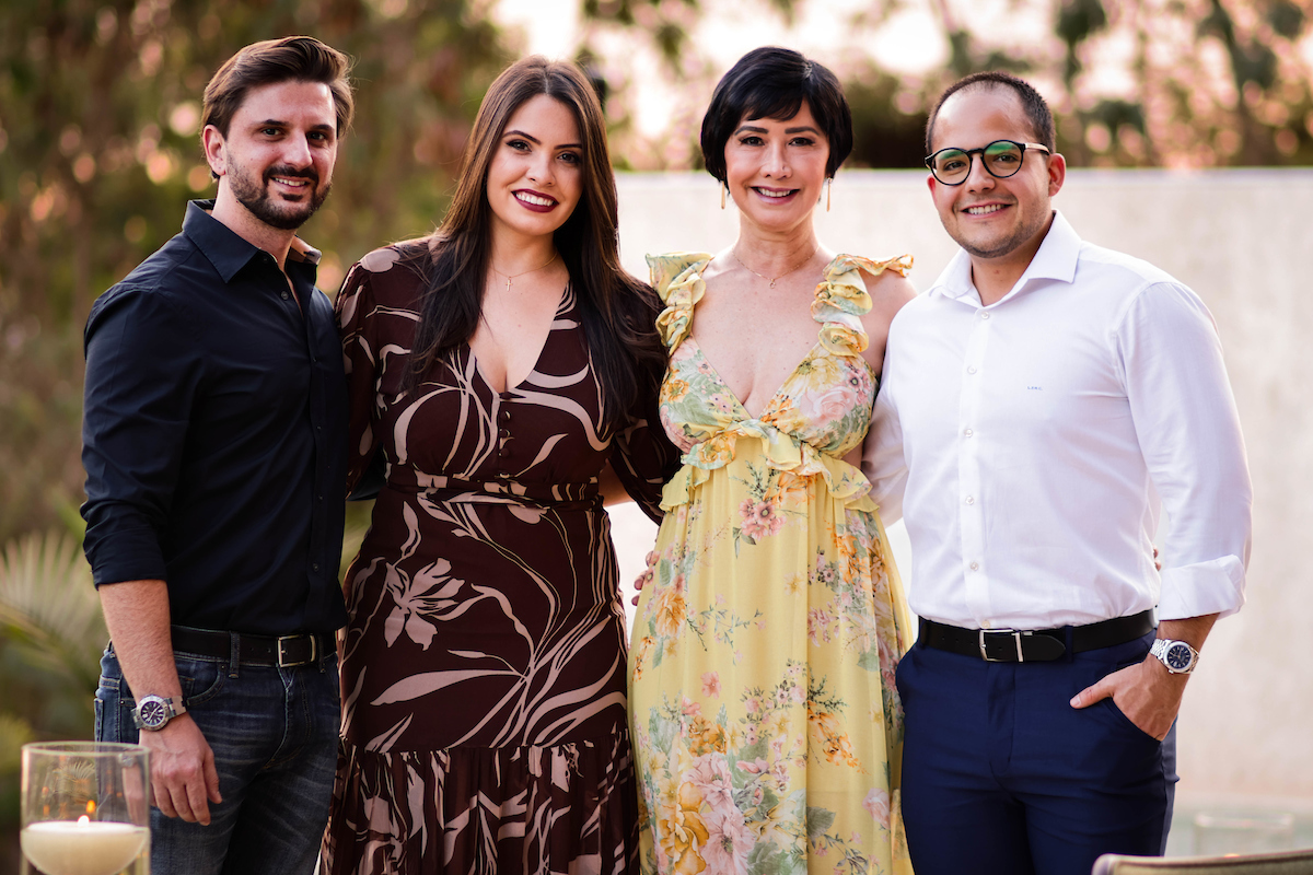 Nicolas Kontoyanis, Bianca Peres, Claudia Marques e Felipe Campelo