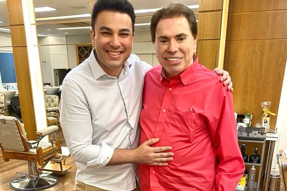 Robson e Silvio Santos