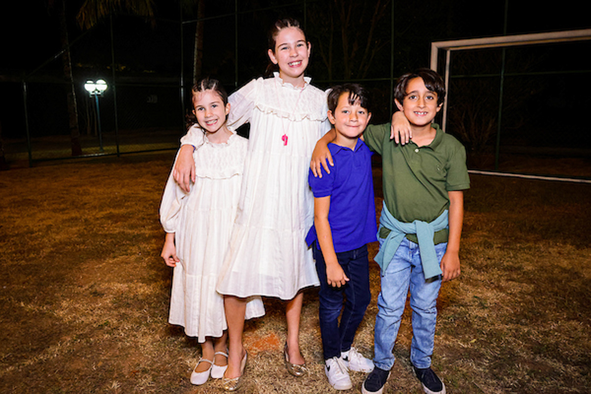 Catharina Bessa, Valentina Bessa, João Luiz e Bruno Hormsi