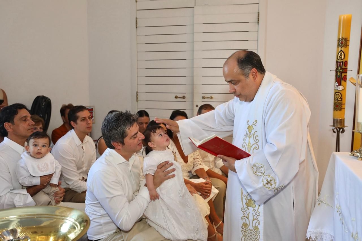 Batizado de João Francisco, filho do senador Carlos Portinho - Metrópoles