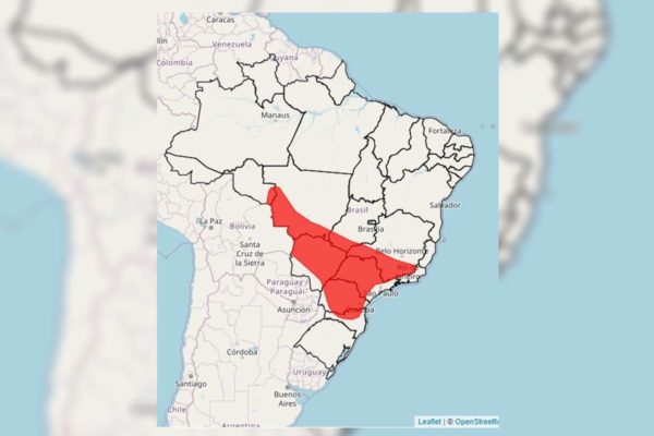 Imagem colorida de mapa