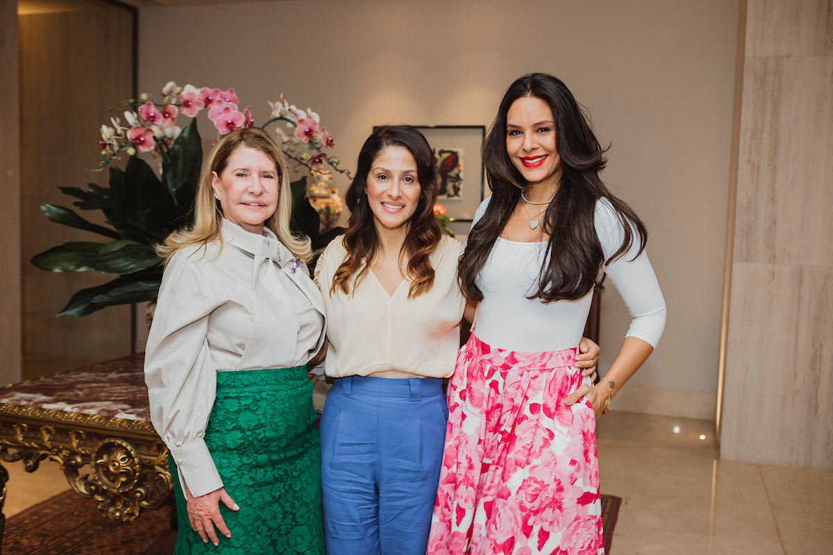 Miranda Castro, Rosana Alves e a primeira dama do DF, Mayara Noronha Rocha