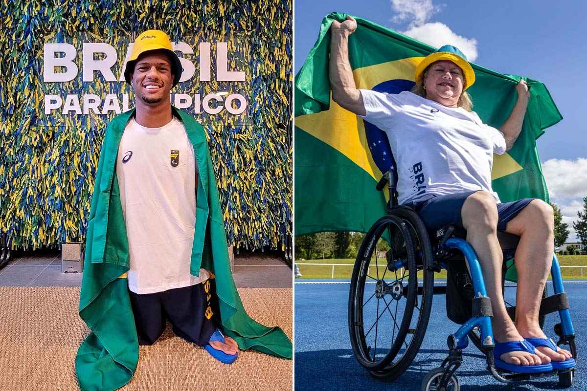 Brasil define portabandeiras nas Paralimpíadas Paris 2024 Metrópoles