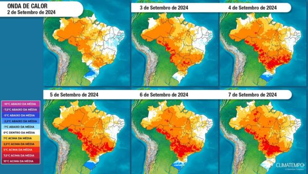 Termômetros devem registrar máximas em torno de 30ºC no final de semana em São Paulo. Início de setembro será marcado por nova onda de calor - Metrópoles