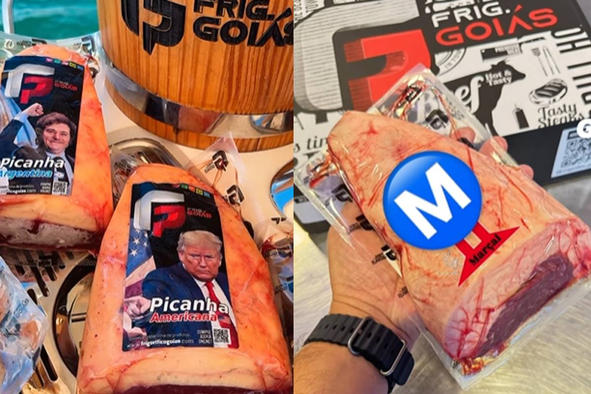 Frigorífico da "picanha mito" vende carnes em homenagem a Trump, Milei e Pablo Marçal