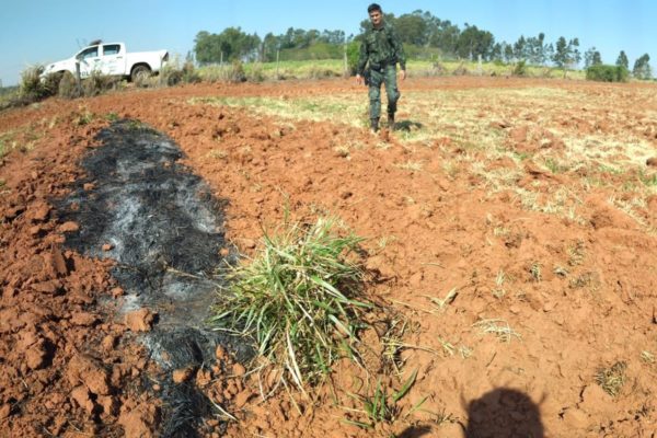 Área de queimada em fazenda de Marabá Paulista (SP) - Metrópoles