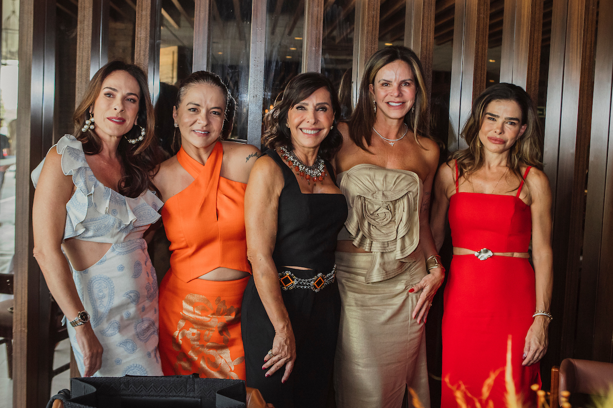 Andréa Cabrera, Silvana Chaves, Cleucy Estevão, Claudia Salomão e Vivianne Piquet