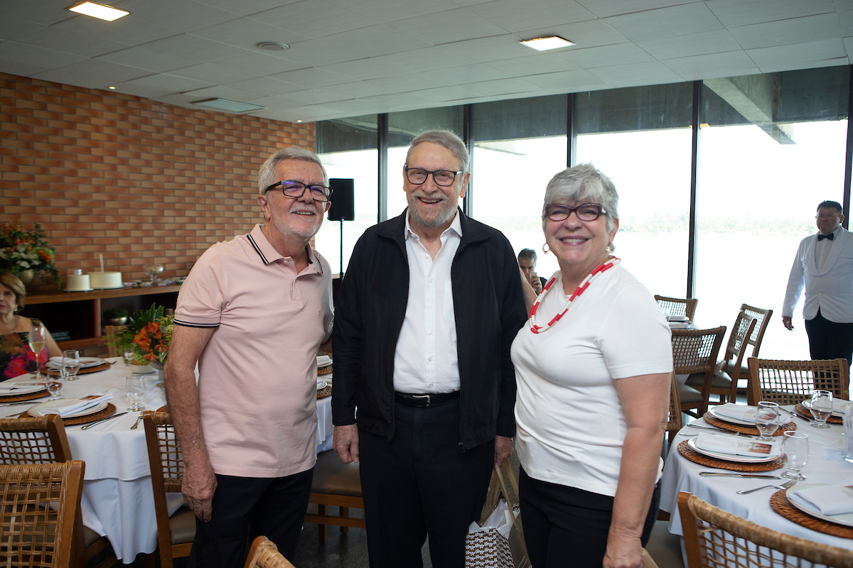 Newton Garcia, Francisco Ansiliero e Marcia Garcia