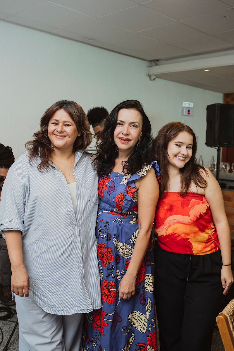 Luciana Barbo, Claudia Meireles e Cecília Fonseca