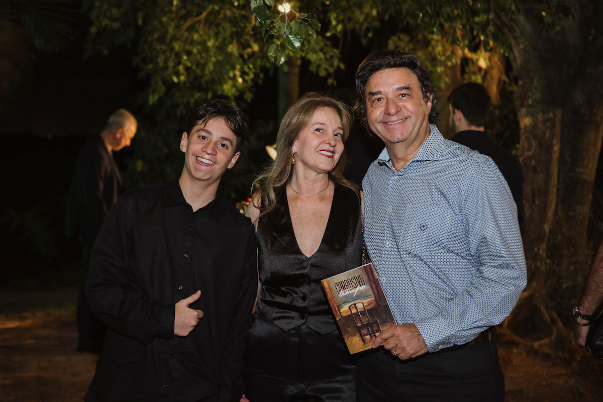 Bruno, Fabiane e Cláudio Cohen