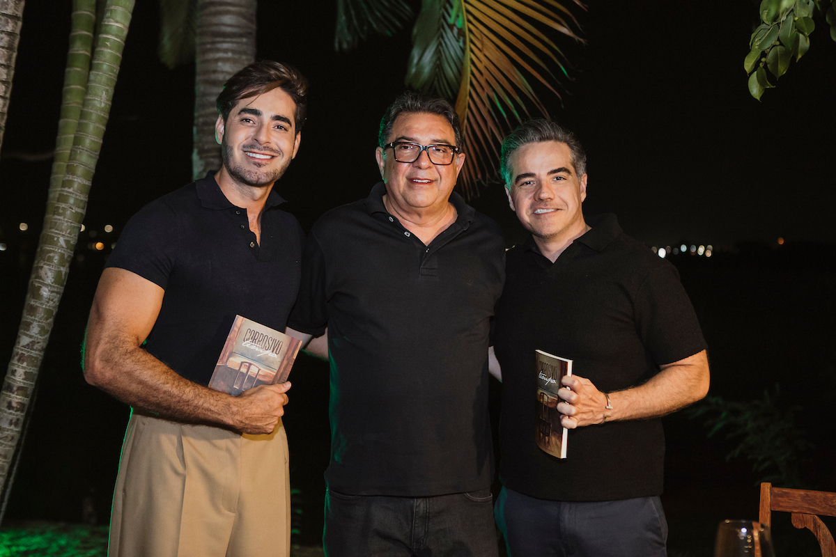 Guilherme Ribeiro, Luís Carlos Alcoforado e Gracco Magalhães