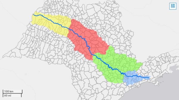 Segundo estudo da Fundação SOS Mata Atlântica, a água do Rio Tietê está imprópria para uso em 207 dos 576 quilômetros (km) analisados - Metrópoles