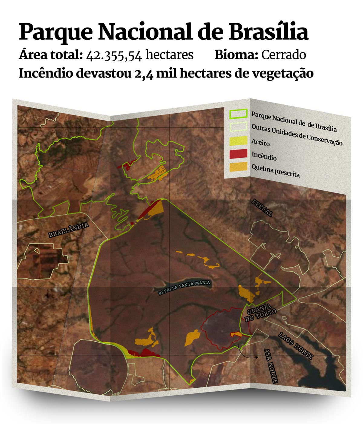 Peta Taman Nasional Brasilia