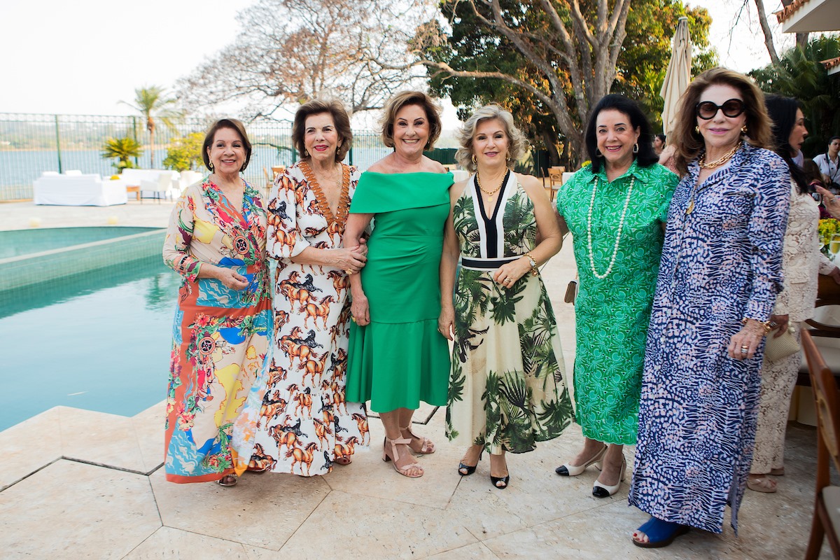 Heloisa Hargreaves, Alda Correa, Denise Barbosa, Dodoia Resende, Iara Castro e Doura Filpo